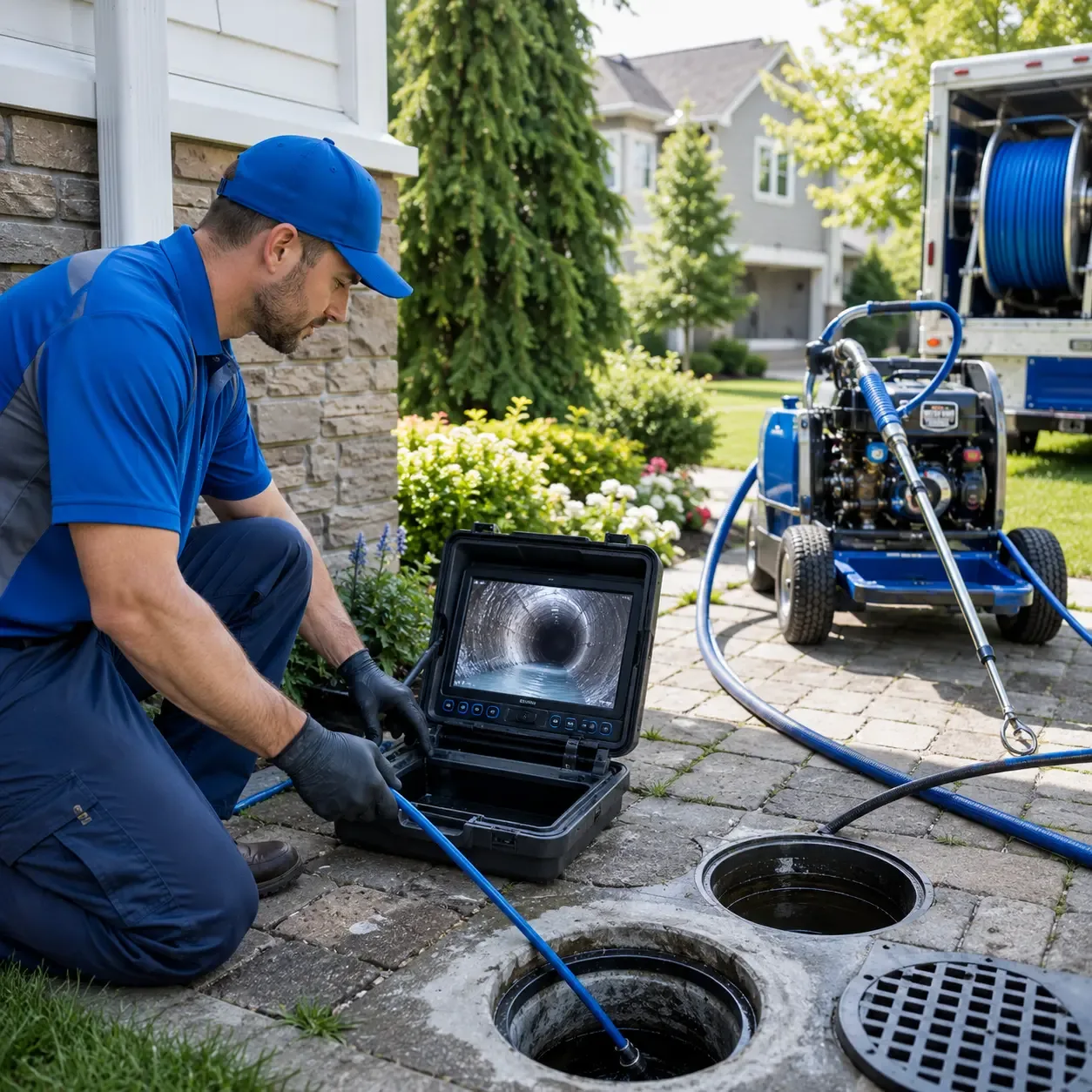 Outdoor drain cleaning professionals serving Montezuma, IN