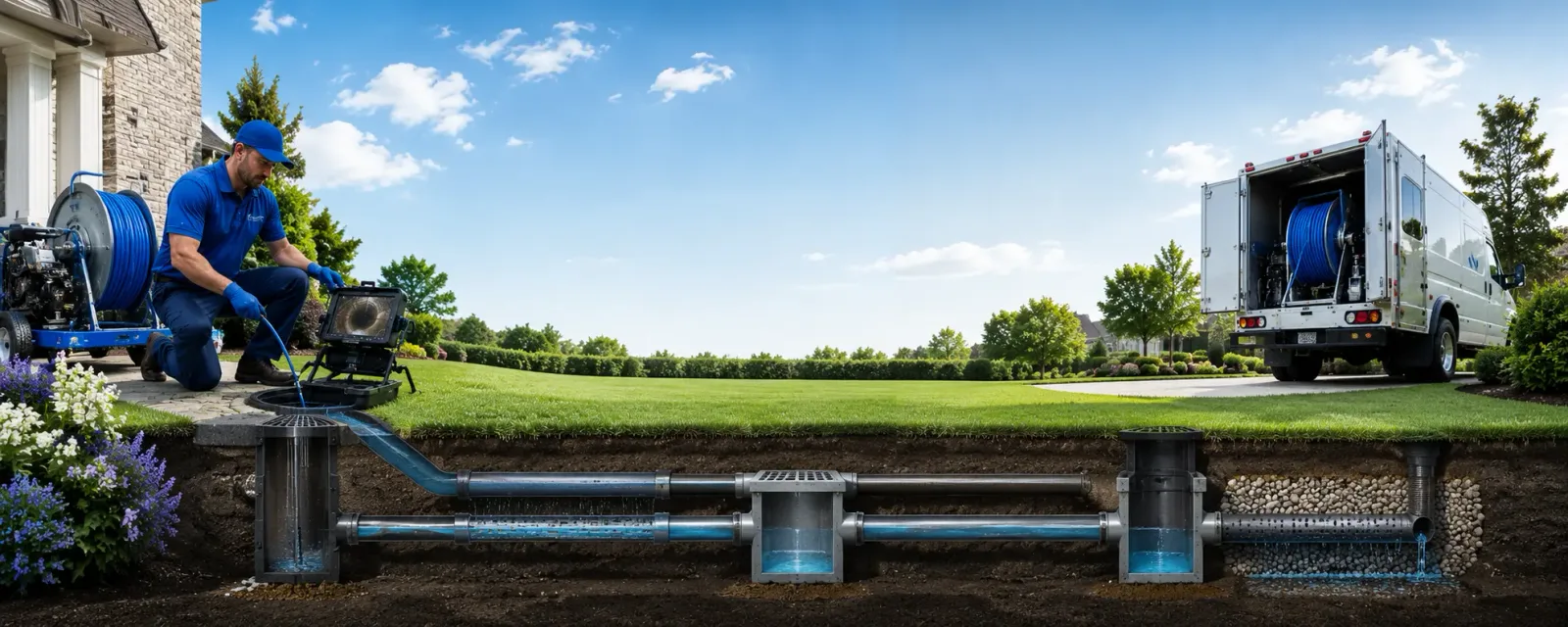 Outdoor drain cleaning information for Montezuma, IN
